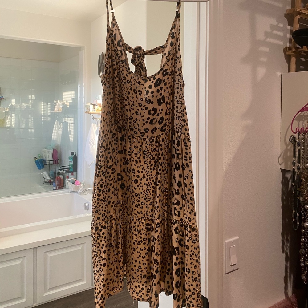 NWT wishlist apparel animal print dress